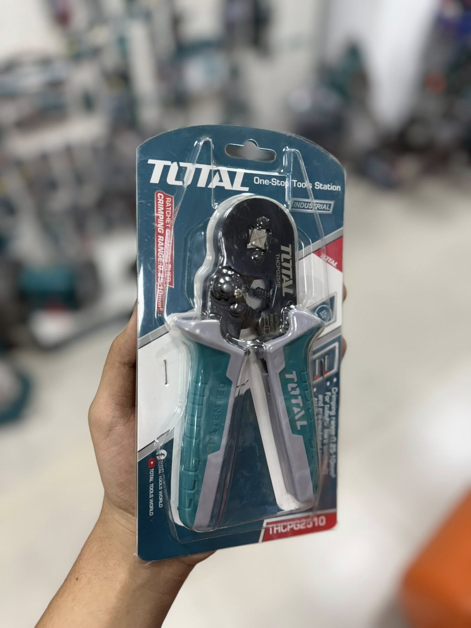ALICATE PONCHADOR TOTAL 6" PARA TERMINALES THCPG2510_15084