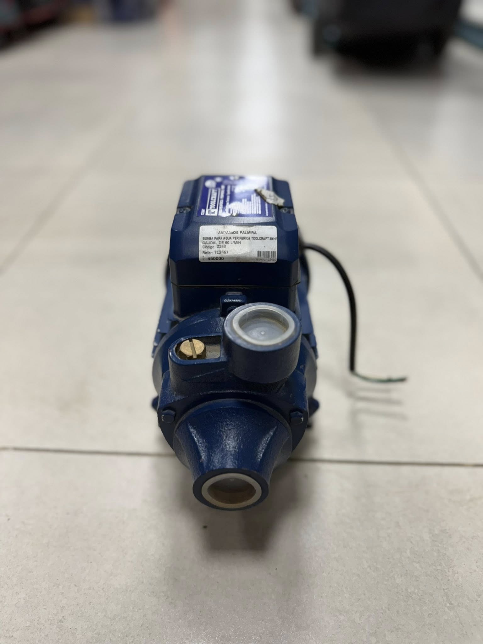 BOMBA PERIFERICA TOOLCRAFT 3/4HP TC2667_2163 - Imagen 2