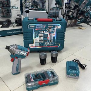 ATORNILLADOR DE IMPACTO 16V 1/4 170NM + 31 ACCESORIOS + 2 BATERIAS (2.0AH) + CARGADOR TOTAL UTOSLI241083_15692