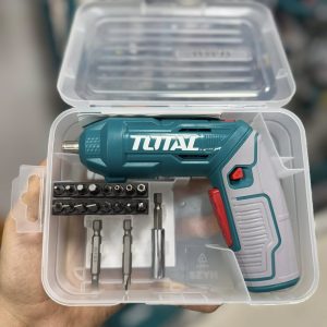 ATORNILLADOR 4V ESTUCHE PLASTICO + 16 PUNTAS TALADRO DE 25MM, 2 DE 50MM TOTAL TSDLI0442_14318