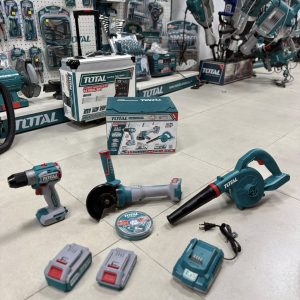 COMBO INALAMBRICO TOTAL +PULIDORA+1TALADRO+1SOPLADORA+2BAT+1CAR UTOSLI241192_15569