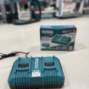 CARGADOR DE BATERIA DOBLE 20V TOTAL UTCLI2034_1770