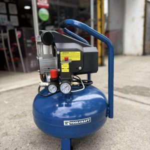 COMPRESOR DE AIRE TOOLCRAFT 24 LTS LIBRE DE MANTENIMIENTO PORTATIL TC5293_15827