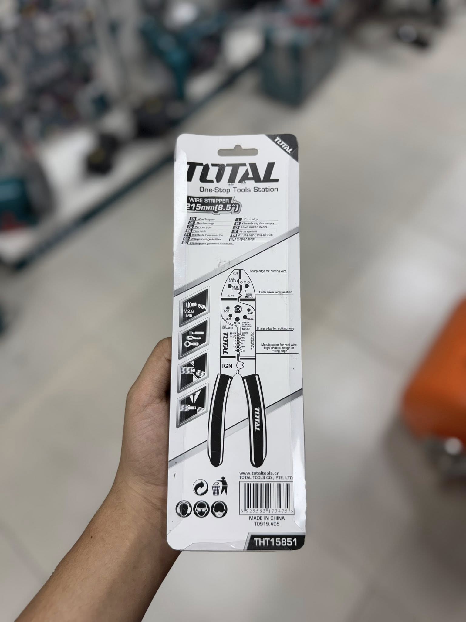 ALICATE TOTAL 8 1/2" PELACABLE THT15851_1205 - Imagen 4