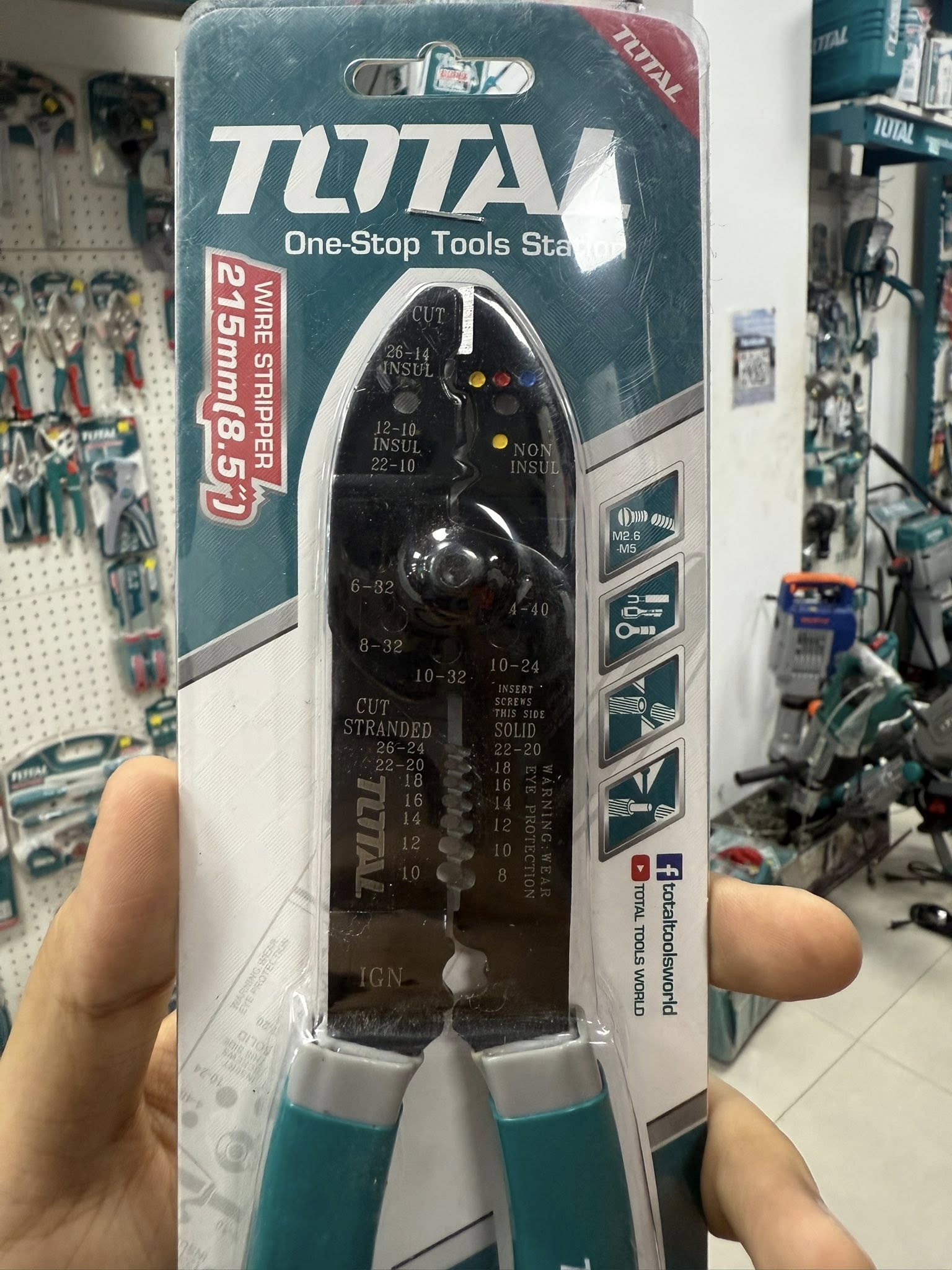 ALICATE TOTAL 8 1/2" PELACABLE THT15851_1205 - Imagen 3