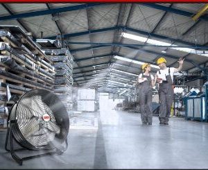 VENTILADOR INDUSTRIAL MOVIL DE TAMBOR CON LLANTAS 36" VEN-VI-90L_13987